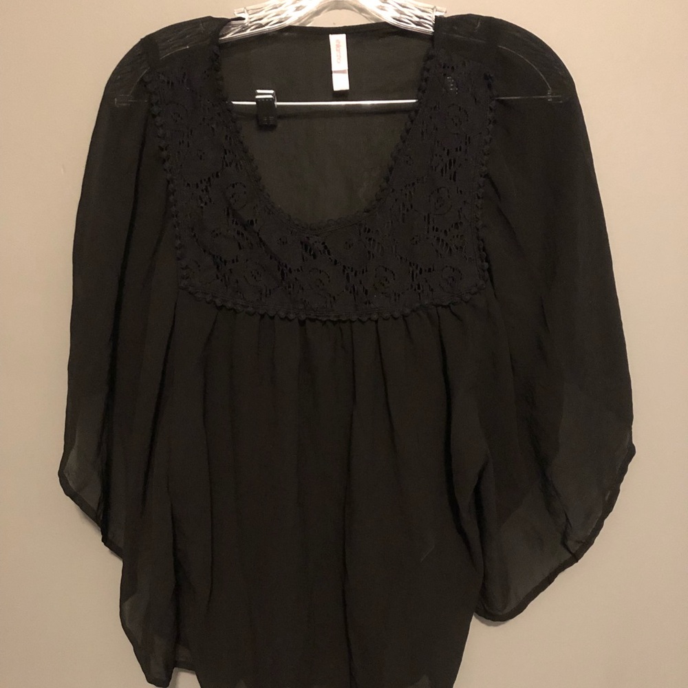 Xhilaration Black Blouse